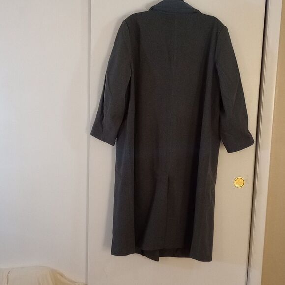 🆕🧥 Faux Wool Top Coat, 4XL - Gray - Picture 4 of 4
